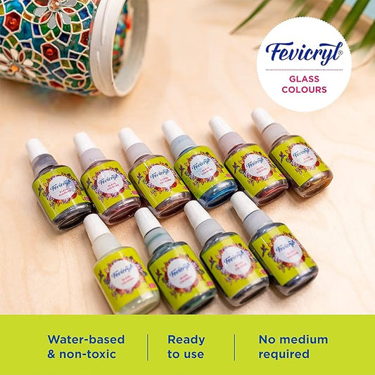 Fevicryl GLASS COLOUR 10 Shades