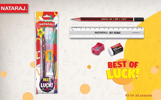 Nataraj BEST OF LUCK KIT (Pack of 10)
