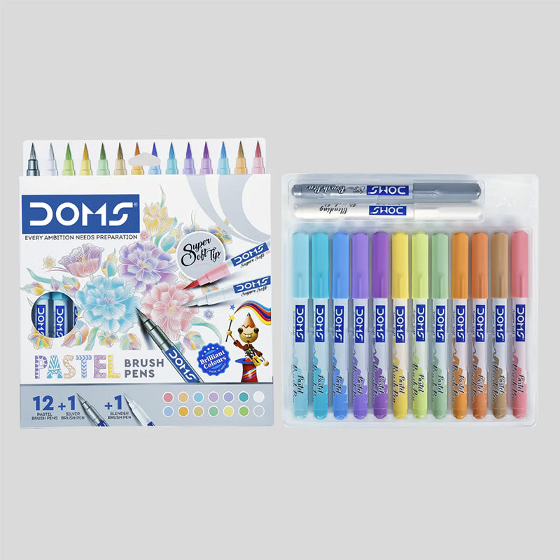 Doms PASTEL Brush Pen 14 Shades