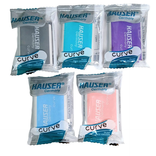 Hauser Artz CURVE Eraser (Pack of 10)