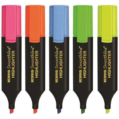 Kores SMOOTHLINE+ Highlighter (Set of 5)