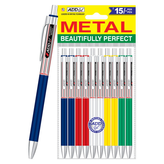 Add Gel METAL Ball Pen