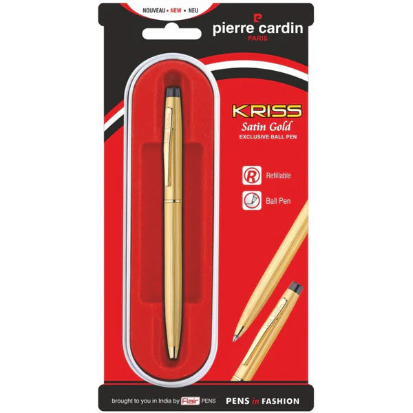 Pierre Cardin KRISS SATIN GOLD Ball Pen