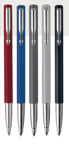 Parker VECTOR STANDARD ROLLER BALL PEN WITH CHROME TRIM