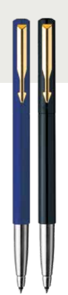 Parker VECTOR STANDARD Roller Ball Pen with Gold Trim