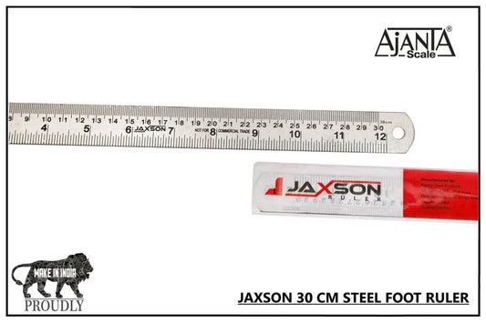 AJANTA Steel Scale 12 Inch