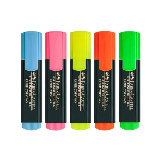 Faber-Castell CLASSIC ASSORTED Textliners (Set of 5)