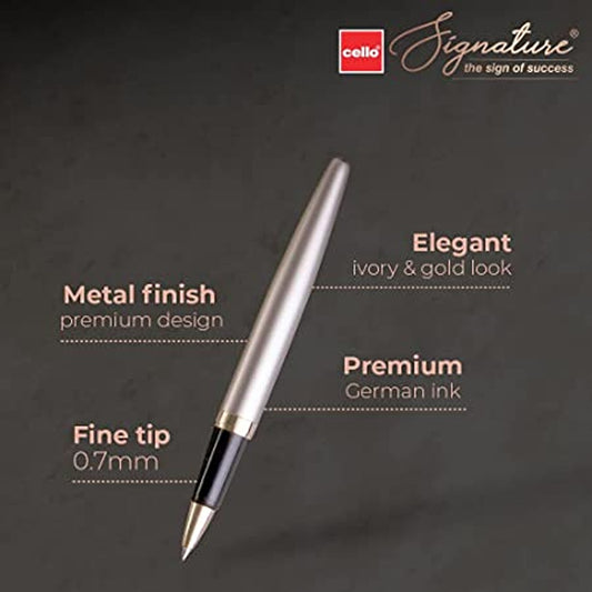 Cello SIGNATURE CREME IVORY Roller Pen