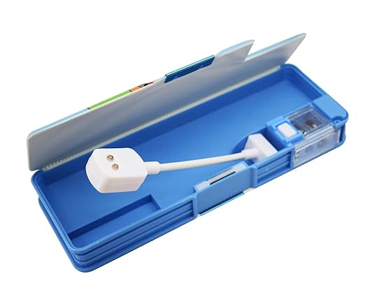 Pencil Box with Built-In Lamp.