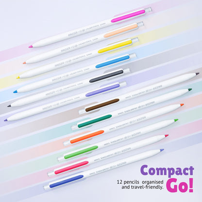 Hauser POP-UP Colour Pencil 12 Shades