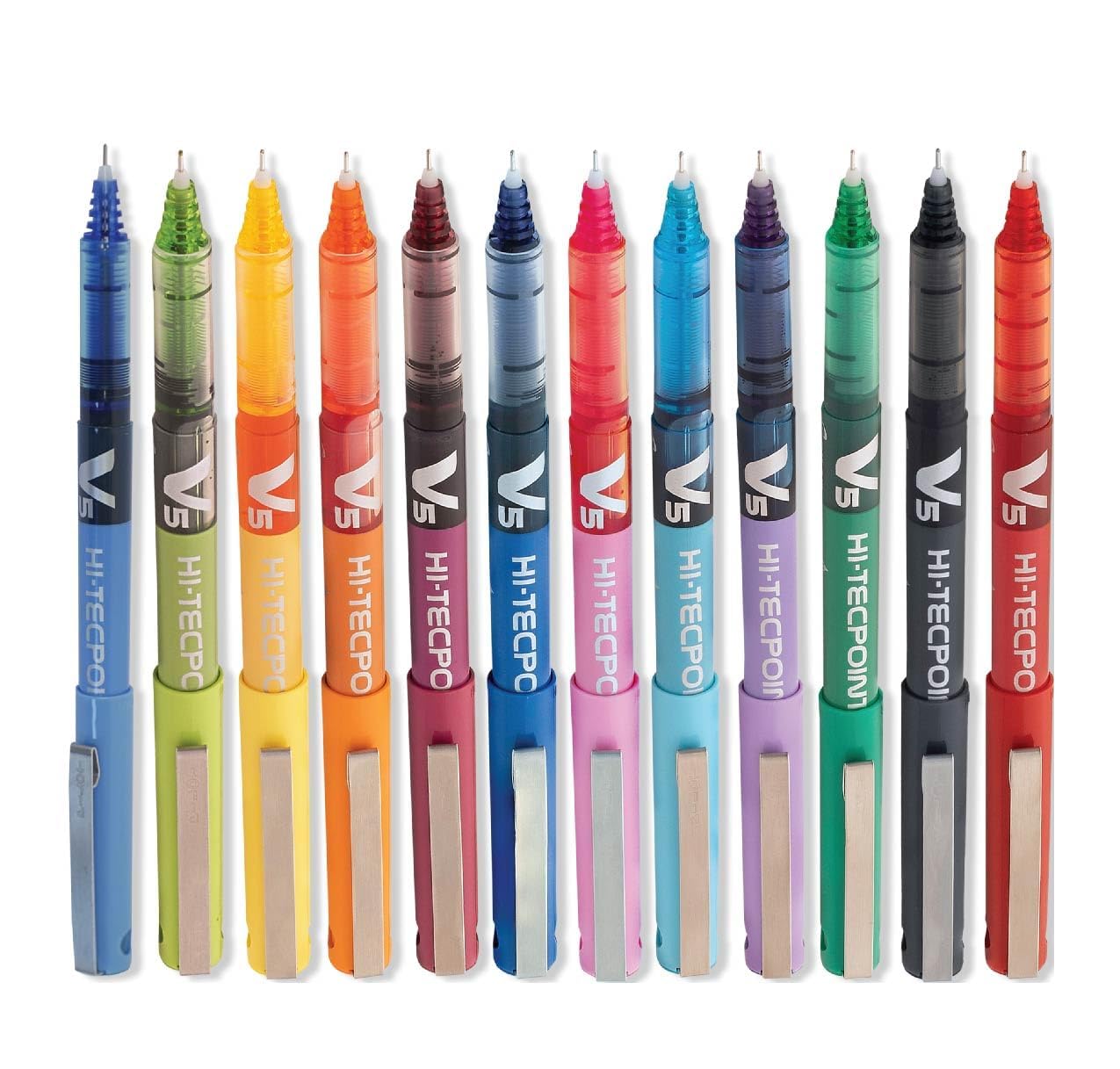 Pilot V5 Hi-Tecpoint Assorted (Set of 12)
