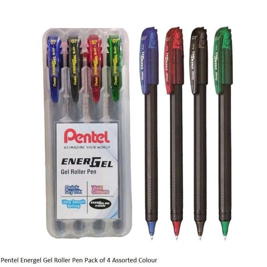 Pentel Energel Gel Roller Pen (Set of 4)