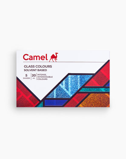 Camel Solvent Based Glass Colour 5ml (6 Shades)