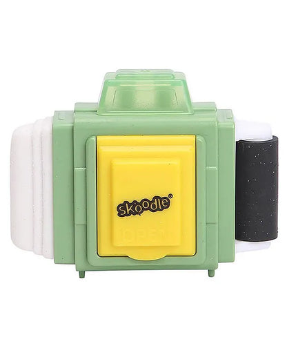 Skoodle Lights Camera Action Eraser, Sharpener & Clean Roller 3 in 1 Set