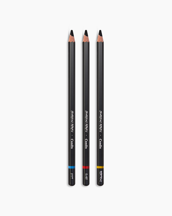 Camlin Charcoal Pencil (Set of 3)