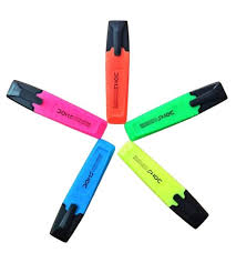 Doms HIGHLIGHTER Blue (Pack of 5)