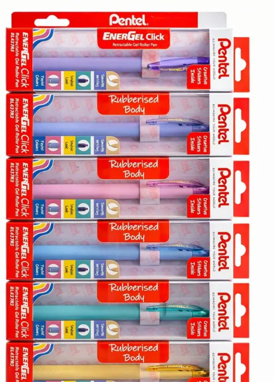 Pentel ENERGEL Gel Roller Pen 0.7mm BL437R3
