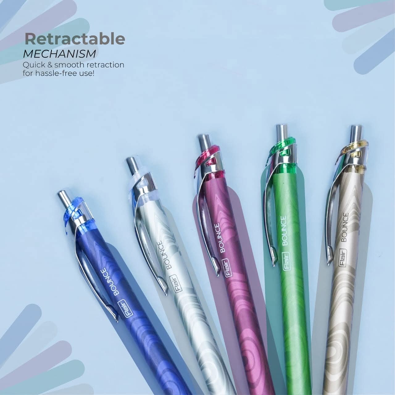 Flair BOUNCE Ball Pen (Pack of 5)