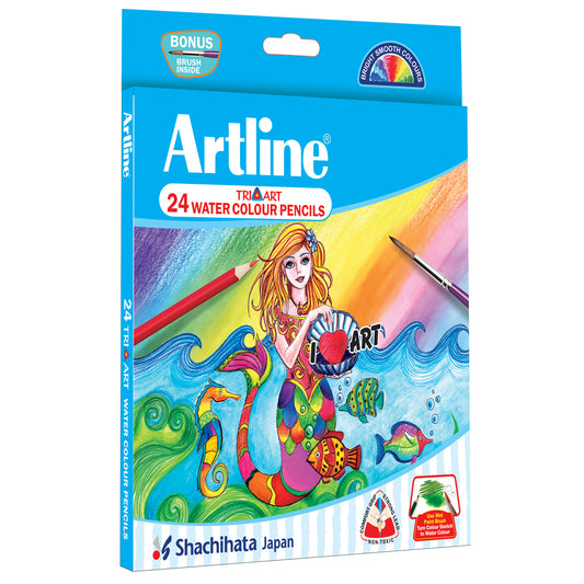 Artline Water Colour Pencil (24 Shades)