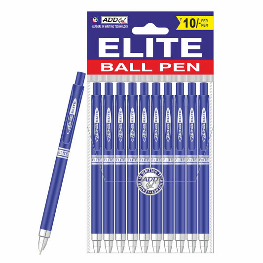 Add Gel Elite Ball Pen (Pack of 10)