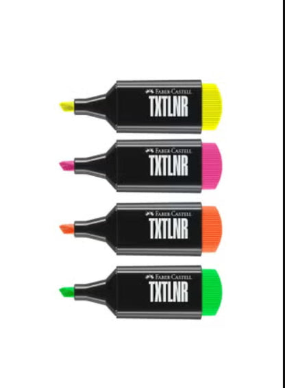 Faber Castell Neon Txtlnr (Set of 4)