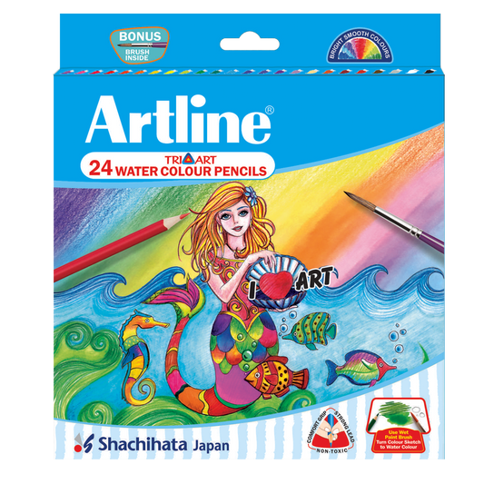 Artline Water Colour Pencil (24 Shades)