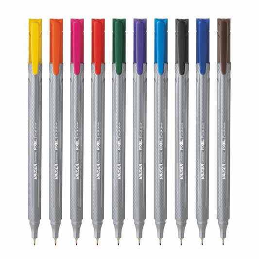 Hauser Artz PIXEL Fineliner (10 Pcs Pouch)