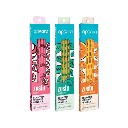 Apsara Zesta Scented Writing Pencils (Pack of 6)